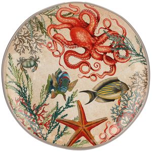 Sea Life round tray