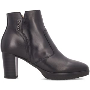 Stivaletto Guanto nero con logo in metallo