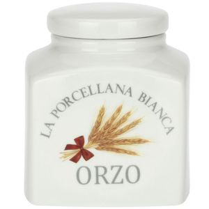 Porcelain jar barley preserves