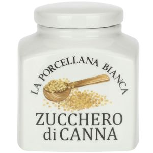Porcelain jar decorated with brown sugar Preserve