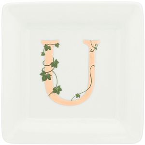 Piatto da dessert con "U" Adorato