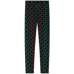 Ginseng leggings with Love Birds Monogram print
