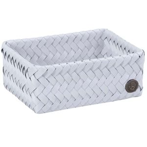 Small Ice Gray rectangular organizer basket