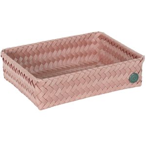 Medium Copper Blush rectangular organizer basket