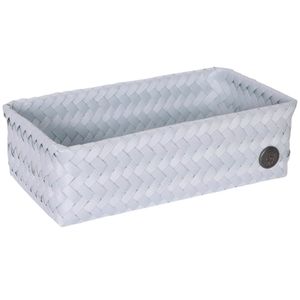 Ice Gray rectangular organizer basket