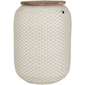 Halo High Cream White storage table