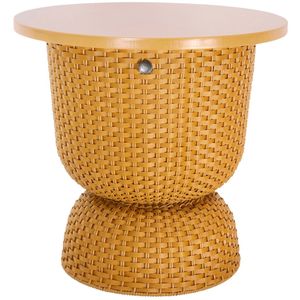 Tavolo contenitore Twist Table Ochre Yellow