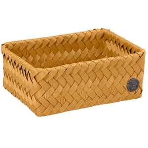 Cestino organizer rettangolare small Ochre Yellow