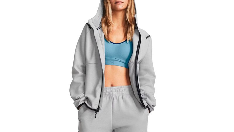 Under armour felpa grigia hotsell