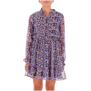 Purple long sleeve dress