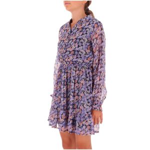 Purple long sleeve dress