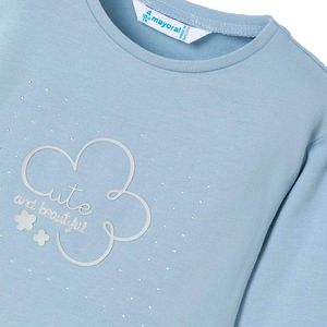 Girl's T-shirt with flower
