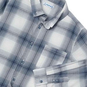 Blue checked shirt for kids
