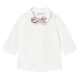 White shirt with bow tie for baby