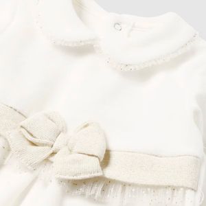 White baby girl pajamas
