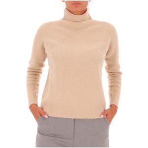 Solid color wool and alpaca turtleneck