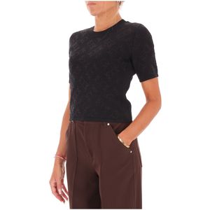 Stabilizer shirt with tone-on-tone birds logo all over