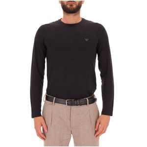 Viscose jersey sweater with eagle logo