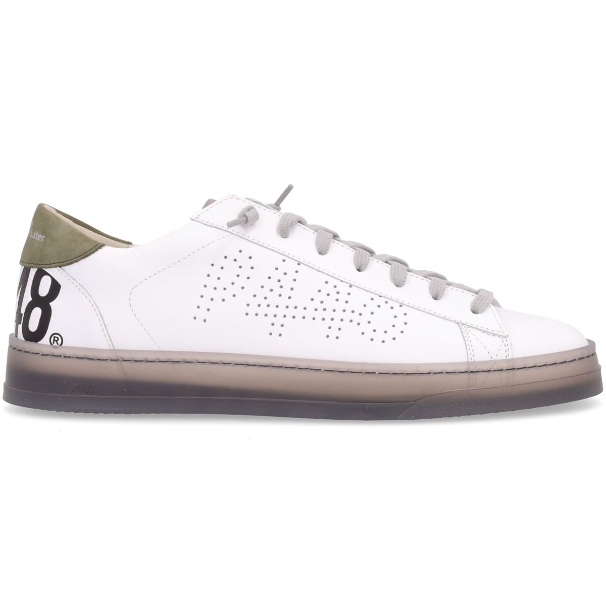 P448 - Sneakers JackC-M White/Grey/Green su Arteni.it