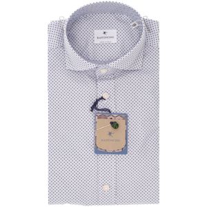 Simo M/L shirt with light blue pattern