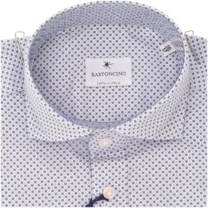 Simo M/L shirt with light blue pattern