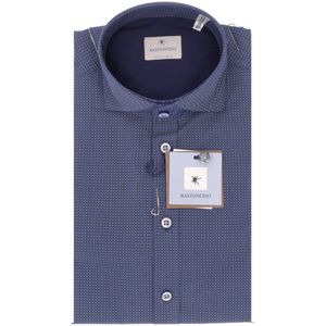 Simo M/L blue cotton shirt