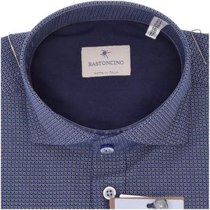 Simo M/L blue cotton shirt