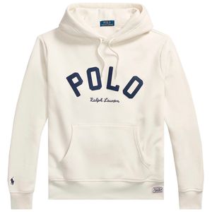 RL Antique Cream Polo Slogan Hoodie