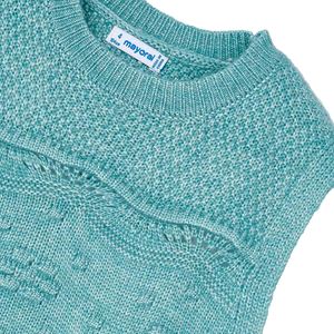Girls' knitted vest