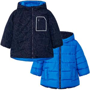 Blue reversible jacket for children