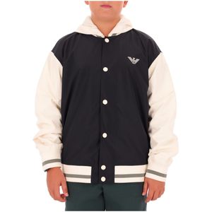 Blue and white jacket for kids