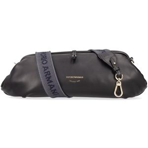 Smooth leather shoulder bag