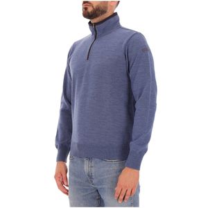 Maglia scollo con mezza zip