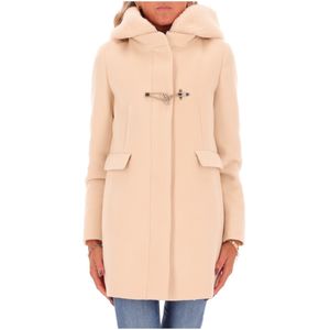 Giubbotto in lana e cashmere beige