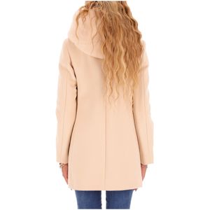 Giubbotto in lana e cashmere beige