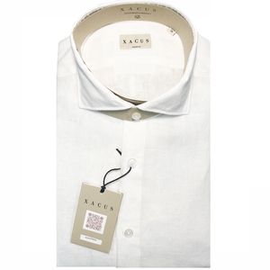 White linen shirt tailor fit