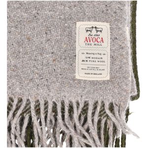 Coperta in mohair e tweed Midnight