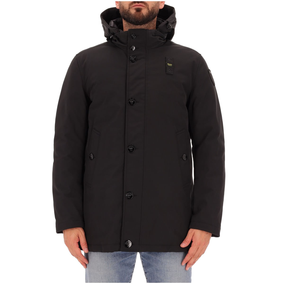 Parka uomo blauer hotsell