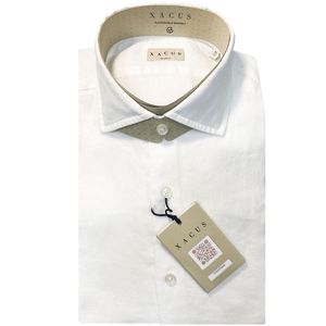 Camicia Tailor fit in lino melange