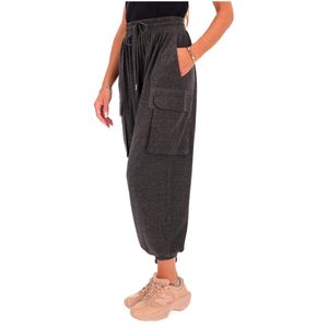 Pantalone cargo con lurex Nigra