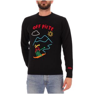 Maglione Heron nero con dettagli sul petto