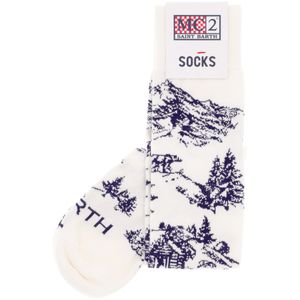 Calzetti Winterland bianchi e blu