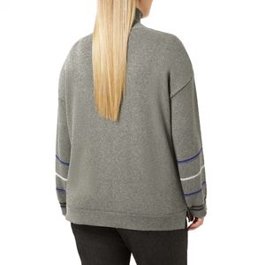 Maglia in misto lana floreale Curvato