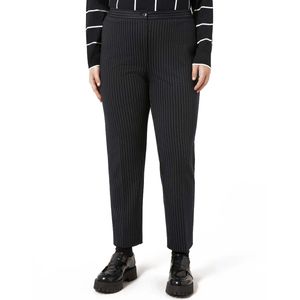 Pantalone gessato in punto Milano Ananas