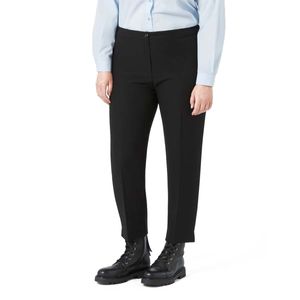 Pantaloni Quid neri in Crêpe di envers satin