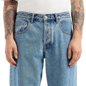 Jeans baggy fit in cotone blu