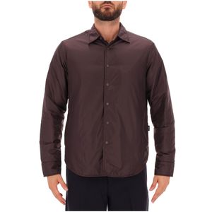 Nylon shirt with snap buttons