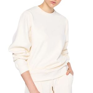 Cotton sweatshirt with wide sleeves