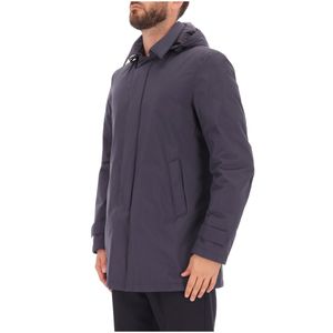 Impermeabile blu con membrana in Gore-Tex