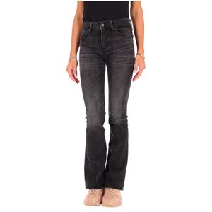 Jeans nero in cotone con 5 tasche